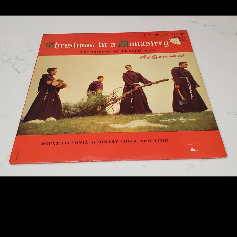 BOGO Christmas In A Monastery Choir Vinyl Record